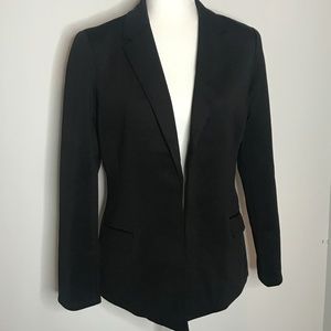 Magaschoni Open Front Black Blazer (4)